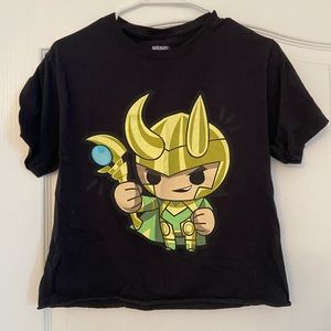 Marvel Loki Pop Figure T-Shirt SM 100% Cotton